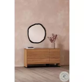 Foundry Black Large Mirror