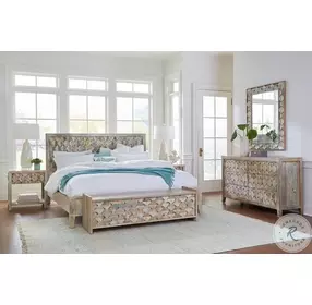 Cordoba Vintage Teal Queen Platform Bed