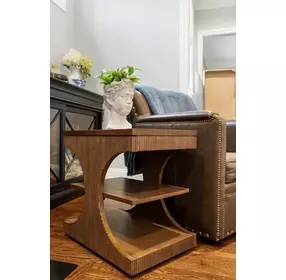Manhattan Valley Vintage Chestnut Rectangular End Table