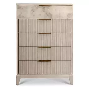 Manhattan Valley Dusty Rose 5 Drawer Chest