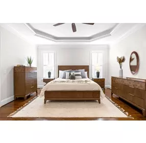Manhattan Valley Vintage Chestnut Round Wall Mirror