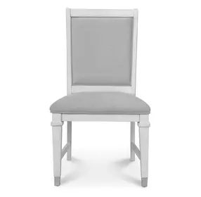 Point Breeze Gray Performance Fabric Upholstered Side Chair Set of 2