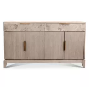Manhattan Valley Dusty Rose 4 Door Credenza