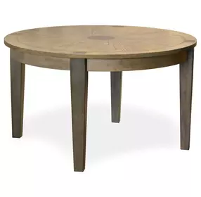 Sun Haven Oak and Walnut Round Dining Room Set