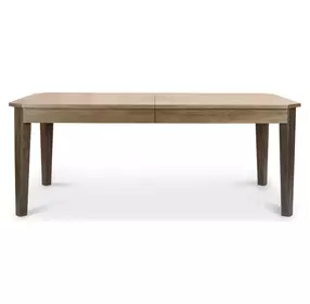 Sun Haven Oak and Walnut Extendable Rectangular Dining Room Set