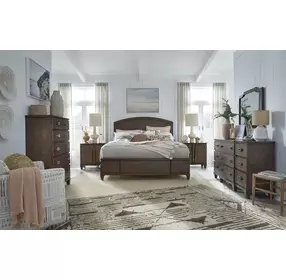 Canehurst Spiced Rum King Panel Bed