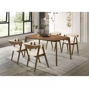 Ebikon Walnut 59" Oval Dining Table