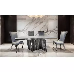 Basilicata Gray Side Chair Set of 2