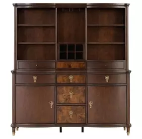 Westerham Dark Cherry 2 Door Hutch and Buffet