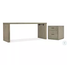 Linville Falls Soft Smoked Gray 72" Desk