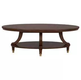 Westerham Dark Cherry Oval Occasional Table Set