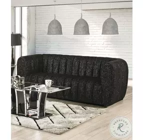 Aversa Black Living Room Set