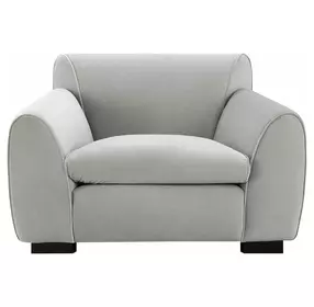 Severo Light Gray Upholstered Accent Chair