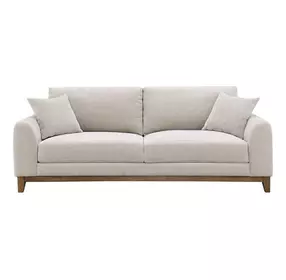 Watton Light Gray Living Room Set with Pillows
