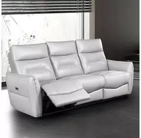 Terentius Taupe Power Reclining Living Room Set with Storage