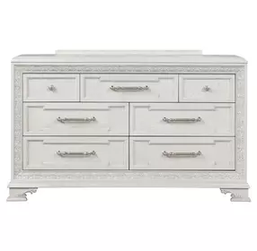 Stella Mia Creamy White 7 Drawer Dresser