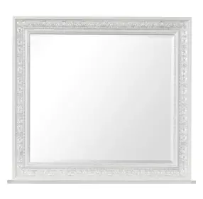 Stella Mia Creamy White Rectangular Dresser Mirror