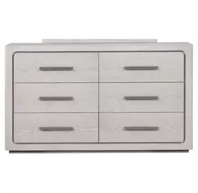 Crowthorne White Oak 6 Drawer Dresser