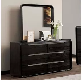 Osterley Black 6 Drawer Dresser