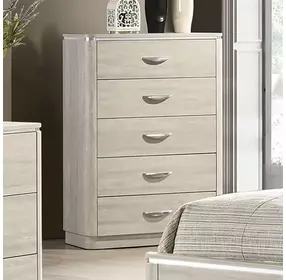 Farsund Dusty Gray 5 Drawer Chest