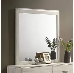 Farsund Dusty Gray Rectangular Dresser Mirror