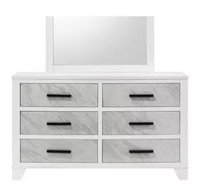 Darlene White 6 Drawer Dresser
