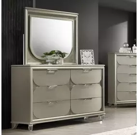 Sheridan Silver 6 Drawer Dresser