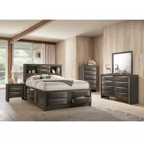 Zosimo Gray 5 Drawer Chest