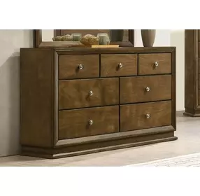 Kirkham Walnut 7 Drawer Dresser