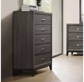 Errico Gray 5 Drawer Chest