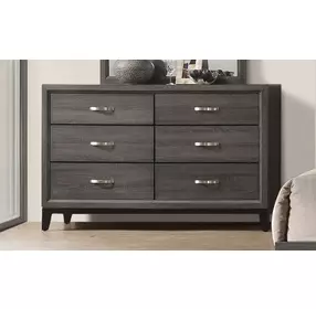 Errico Gray 6 Drawer Dresser