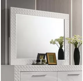 Whitby White Rectangular Dresser Mirror
