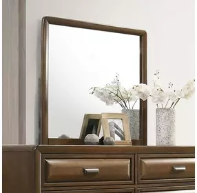 Caerwys Brown Rectangular Dresser Mirror