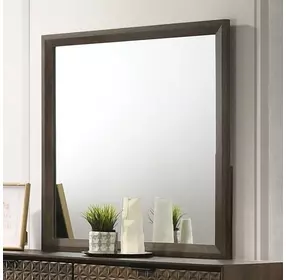 Chalfont Dark Brown Rectangular Dresser Mirror