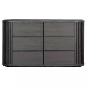 Hildesheim Black 6 Drawer Dresser