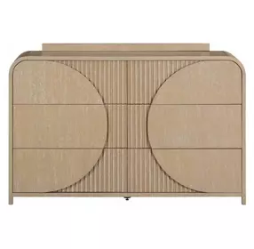 Tangentry Natural 6 Drawer Dresser