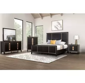 Kenyada Espresso 5 Drawer Chest