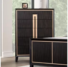 Kenyada Espresso 5 Drawer Chest