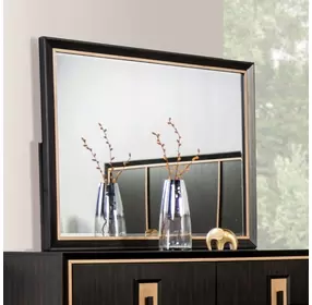 Kenyada Espresso Rectangular Dresser Mirror