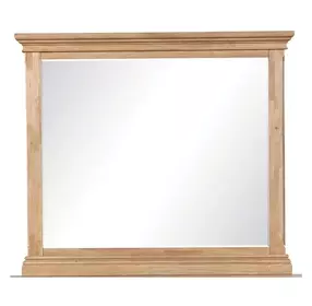 Mchenry Natural Oak Rectangular Dresser Mirror