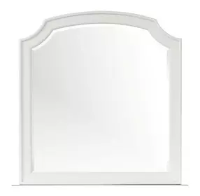 Whitehaven Antique White Arched Dresser Mirror