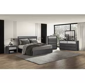 Sterling West Ash Gray 5 Drawer Chest