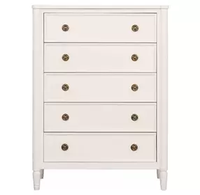 Altamira White 5 Drawer Chest