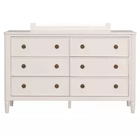 Altamira White 6 Drawer Dresser