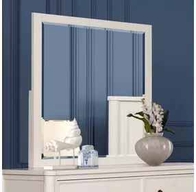 Altamira White Rectangular Dresser Mirror