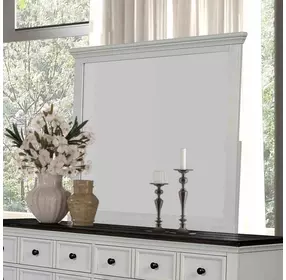 Hampstead White Rectangular Dresser Mirror