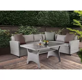 Kimara Gray 57" Outdoor Dining Table