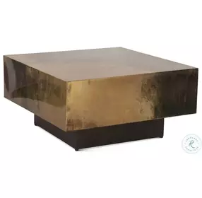 St. George Oxidized Copper 35" Occasional Table Set