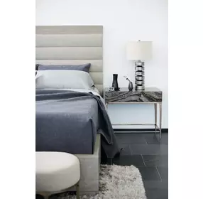 Linea Beige Metal Bench