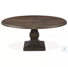 Toulon Weathered Mango 72" Round Dining Table